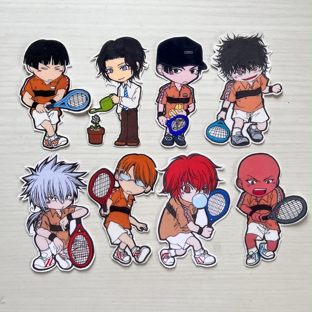 テニスの王子様 テニプリ KONAMI 特典 缶バッジ 幸村 跡部 丸井 不二