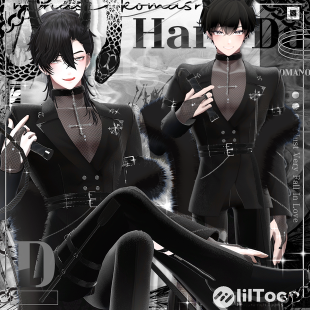 Hard Darling / Uniform / suit / 水瀬(Minase) / 狛乃(Komano) / 怜(Rei) / デミアン(Demian)formal dress (VRC)