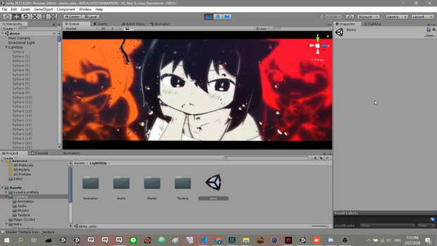 [VRChat] Light It Up Demo Video Script Rireal Unity.