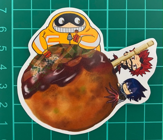 ファットガム事務所のたこ焼き 大 シール 海苔茶漬け Booth