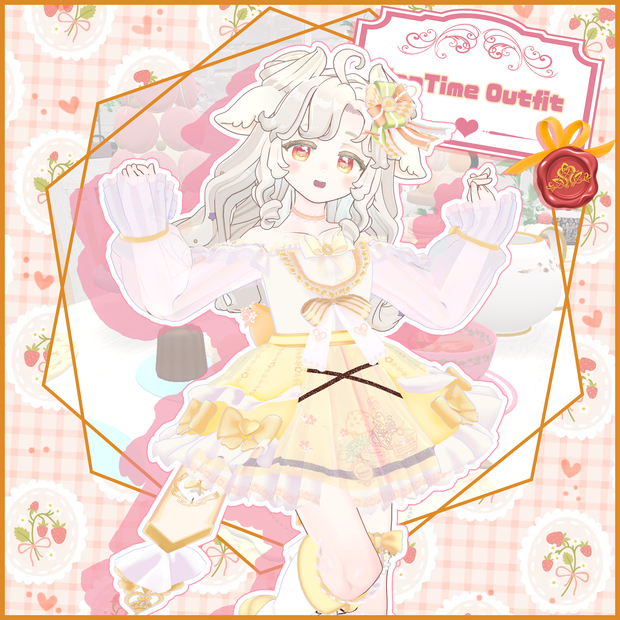 【サバラム -Savarum- 対応】TEATIME OUTFIT【VRChat向け衣装モデル MA対応】
