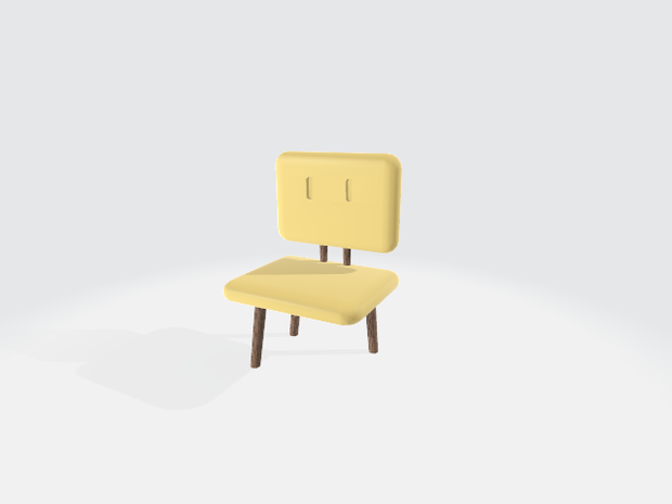子供用イス【3Dモデル】