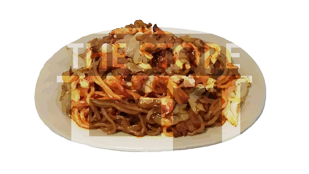 【イラスト素材】焼きそば