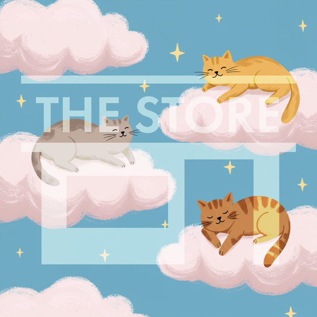 【イラスト素材】いろいろな猫のイラスト