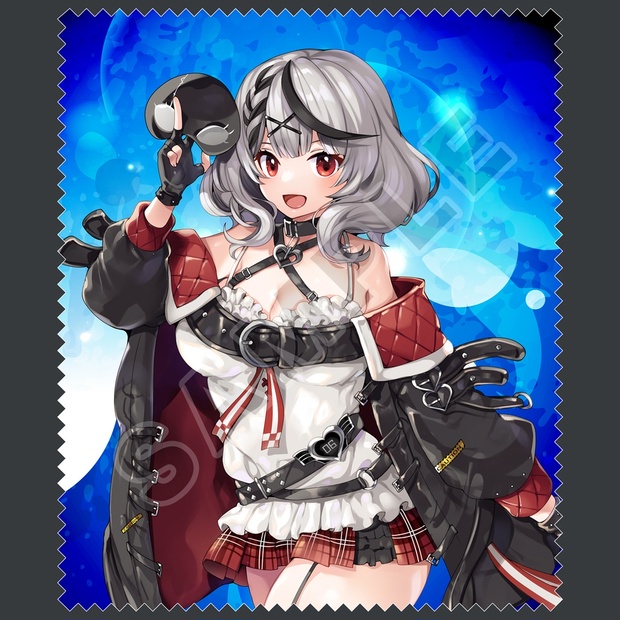 ぶるぶれ　クロヱ メガネ拭き 沙花叉クロヱ (フードなしVer.) - 幻奏月華園 in BOOTH - BOOTH