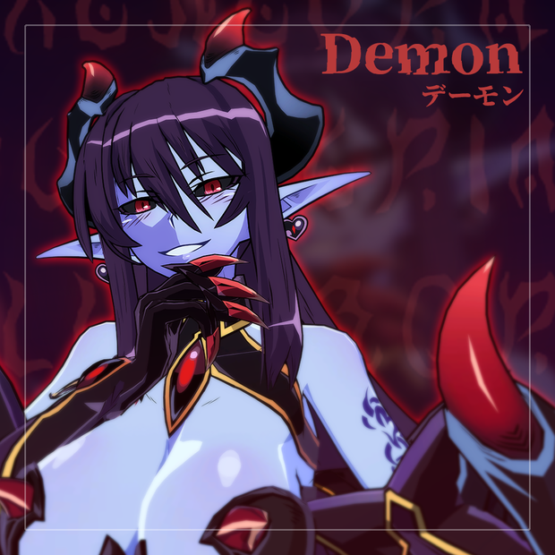 魔物娘図鑑　デーモン【公認二次創作VRChat用モデル】