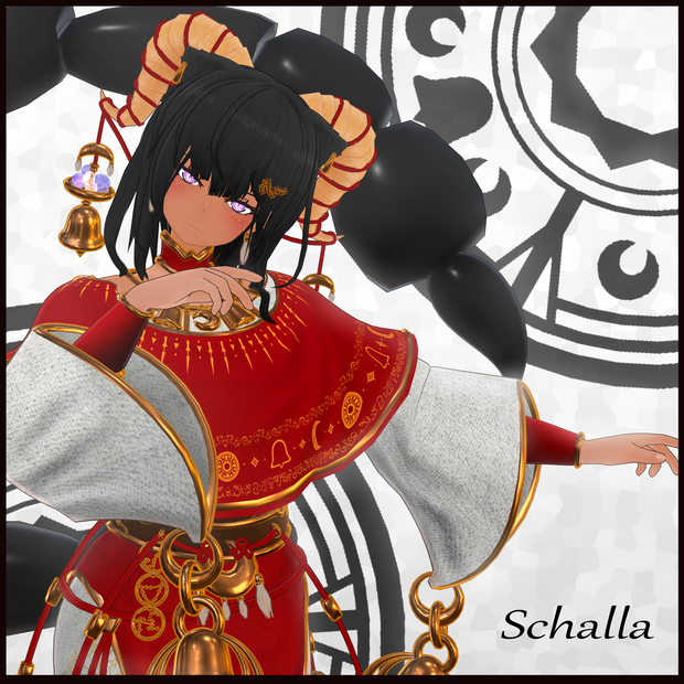 【VRC想定オリジナルアバター】Schalla