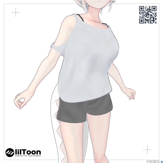 【龍のヨルちゃん専用】肩出しゆるパジャマ+シンプル下着セット