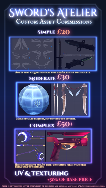 Custom 3D Asset Commissions - ALWAYS OPEN!