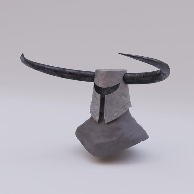 【3Dモデル】牛頭兜 FBX