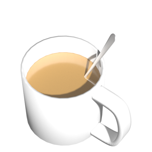 デザイン素材 カフェオレ