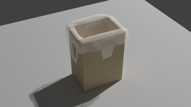 手作りゴミ箱