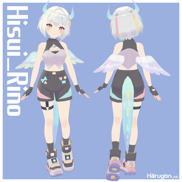 オリジナル3Dモデル「翡翠りの / Hisui_Rino」