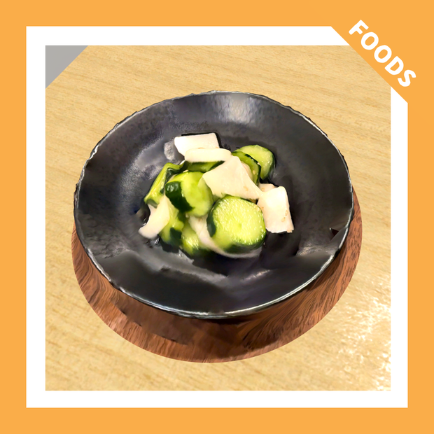 【VRChat向け】きゅうりと大根の漬物・胡瓜大根漬け/pickled cucumber & daikon