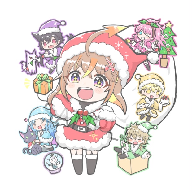 アレヴァン❄️クリスマスアクキー