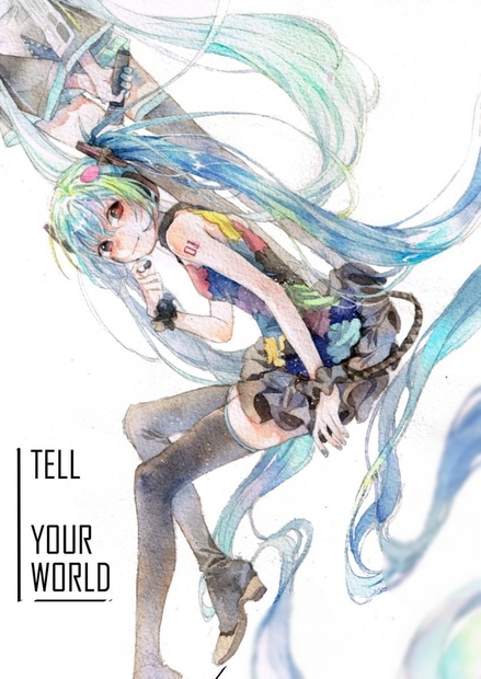 【水彩原画】TELL YOUR WORLD - 寅 - BOOTH