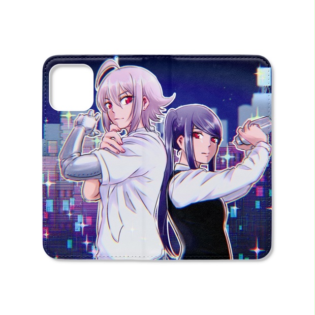 VA-11 Hall-A】ジル＆デイナ 手帳型スマホケース【iPhone