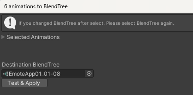 Animation to BlendTree