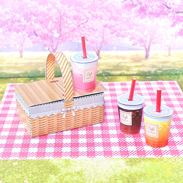 ピクニック小物｜ペーパークラフト