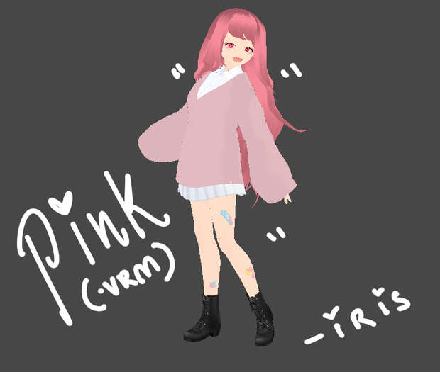 Pink Indie 3D VRM