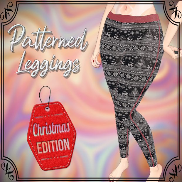 柄レギンス クリスマスエディション | Patterned Leggings Christmas Edition