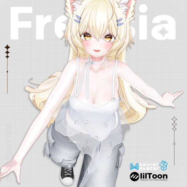 【10 アバター対応】°˖✿˚⋆ Freesia ⋆˚✿˖°