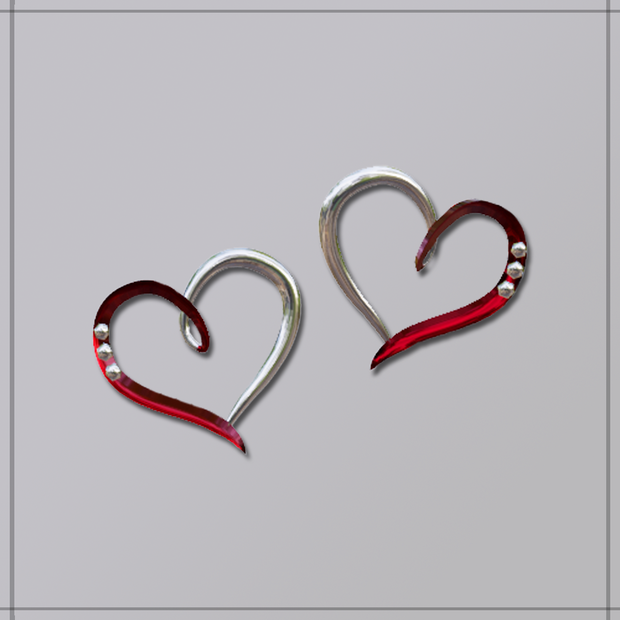「 Heart earring v2 」 Free ❤