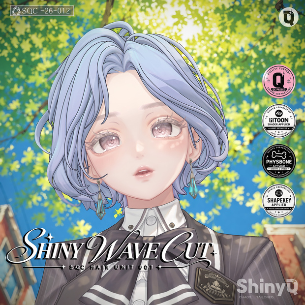 【ヘア】SHINY WAVE CUT