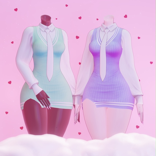 Buff Lady Vrchat Gossip Dress - VRChat Asset - CUUPIDON - BOOTH