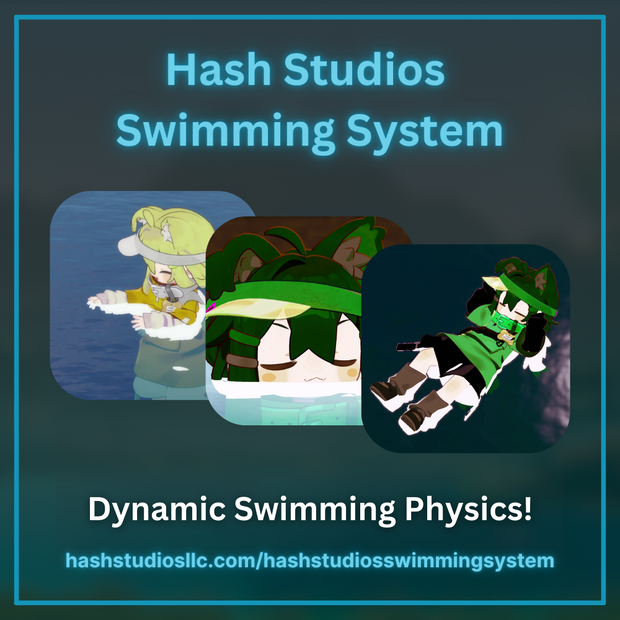 Hash Studios Swimming System / ハッシュスタジオズ スイミング システム [UdonSharp] [SDK3]
