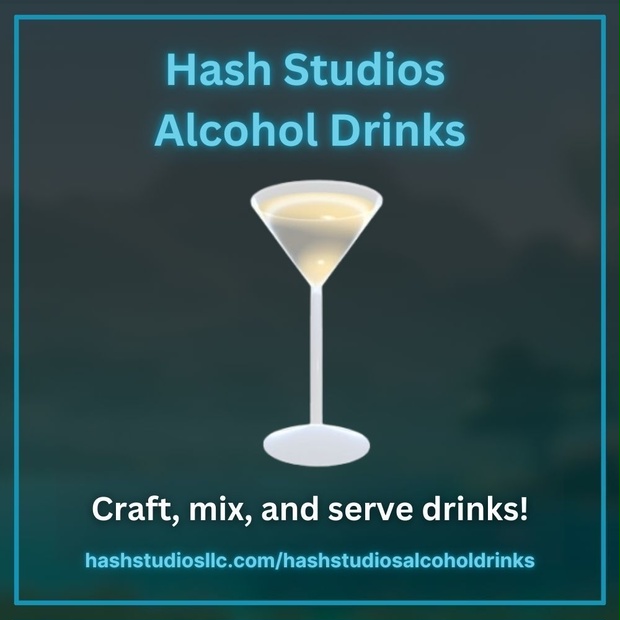 [v1.2] Hash Studios Alcohol Drinks / ハッシュスタジオズ アルコール ドリンク [UdonSharp] [SDK3]