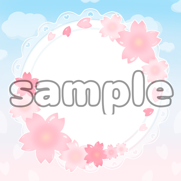 桜アイコンリング 昼ver.