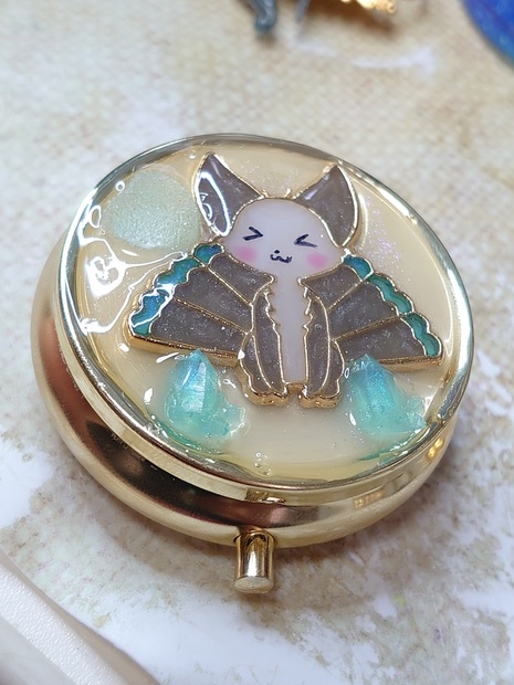 ハンドメイド 猫ちゃんピルケース♡ - 財布・ケース・小物入れ