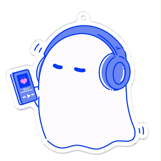 ヘッドホンおばけちゃん ソフビ PURPLE ヘッドホンおばけちゃんソフビ