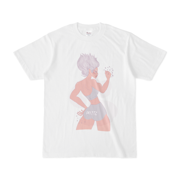 紫ぷりぷりちゃんTシャツ