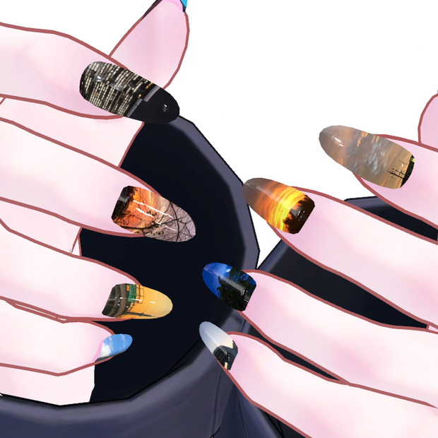 ☁sky sky sky nail☁ - MDollnail対応