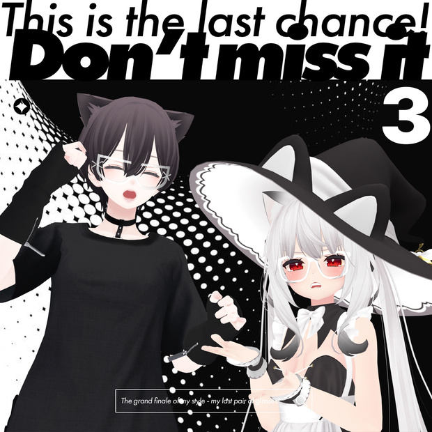 【10アバター対応】Glasses 03 #Nerd
