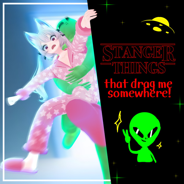 【13アバター対応】Inflatable Alien Abduction Costume