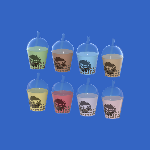 飲めるタピオカミルクティー【VRChatワールドギミック】