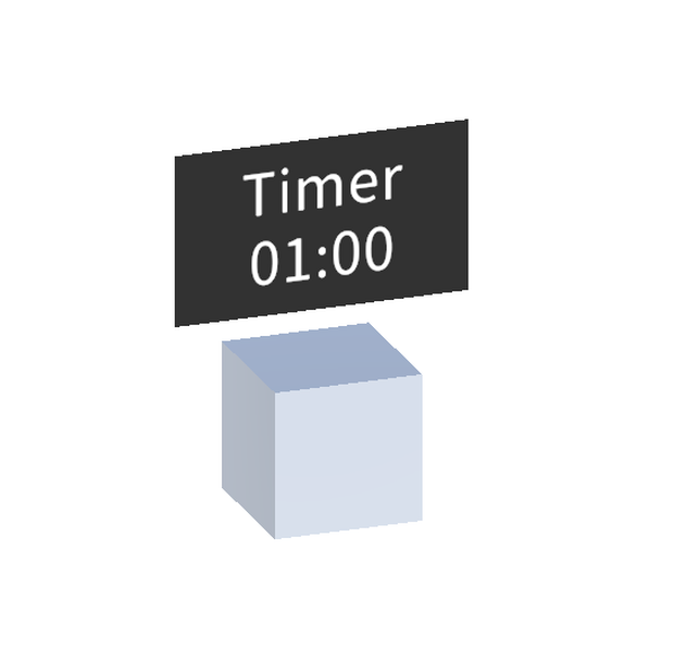 Simple Timer【VRChatワールドギミック】