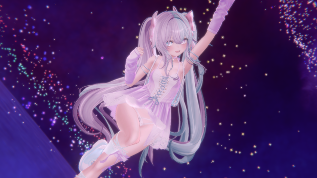 【VRC Hair】Cat Twintail By Anka(Textures ONLY)