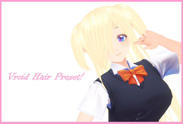 Vroid Studio Long Hair