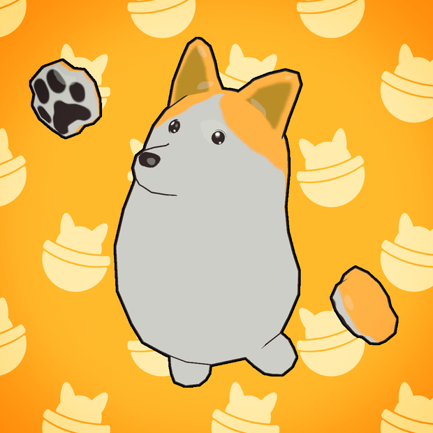 コーギー - PocketPal S1 - 3Dキャラクター - VRChatアバター