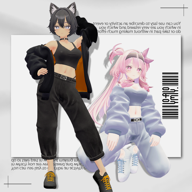 【3アバター対応】Lazycat