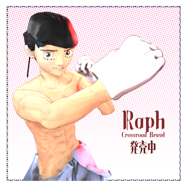 「VRC用オリジナ3Dモデル『ラフ』・ 力を入れた時の筋肉の『締まり』システム」VRC Avatar Raph + Muscle Flex system