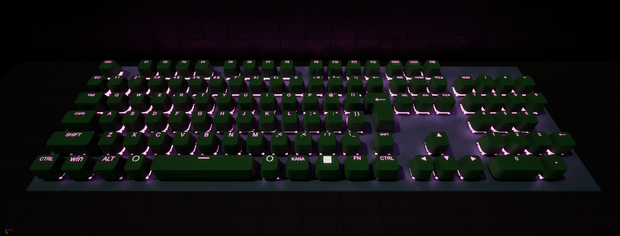 3D キーボード
