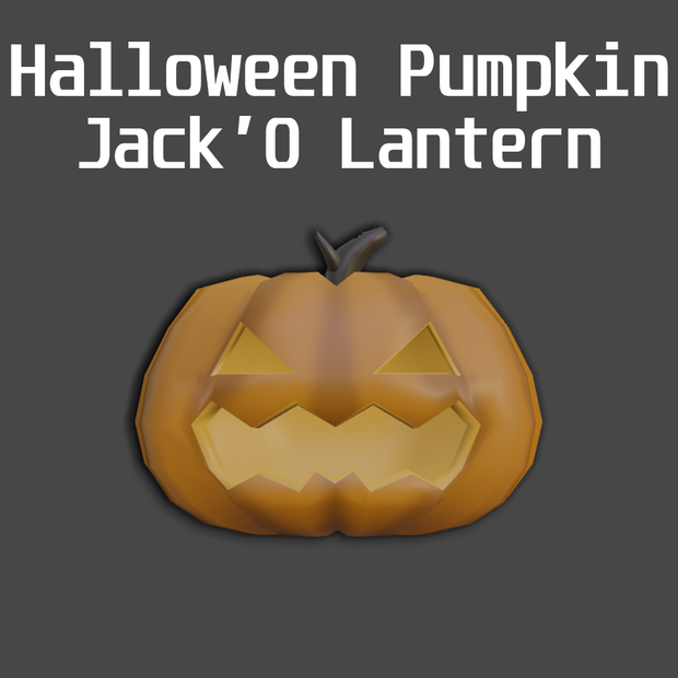 Halloween Pumpkin Jack'O Lantern
