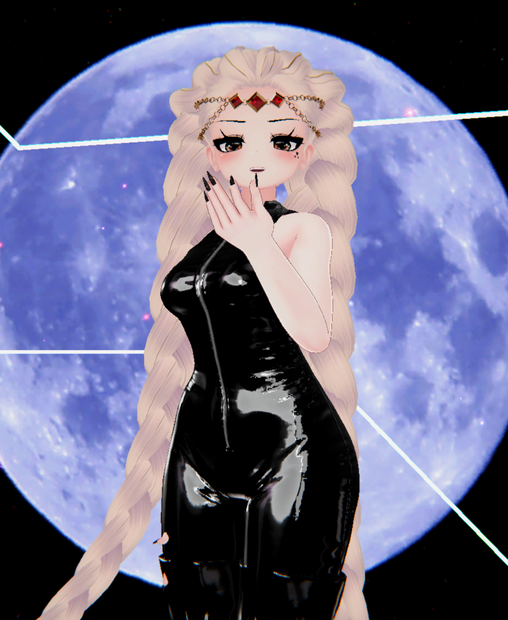 Tow braid hair and tiara