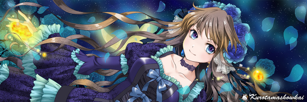 オリジナル☆Twitter用ヘッダー&アイコン“Blue Roses”