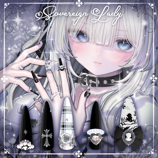 【無料あり／12+αアバター対応】 Sovereign Lady Nails 【MA対応ネイル／16色／3タイプ】